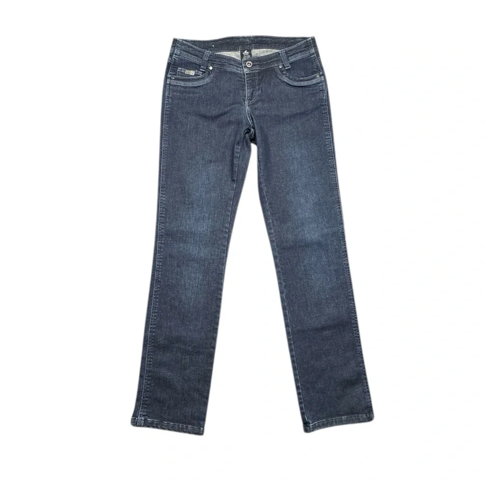 Kuhl Thermik Jean Womens Size 10 Straight Dark Wash Hiking Workwear Performance‎ - Picture 2 of 13